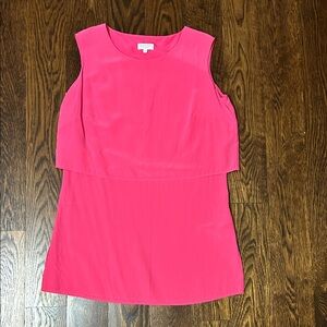 Escada 100% Silk Vibrant Pink Sleeveless Blouse – EU 36